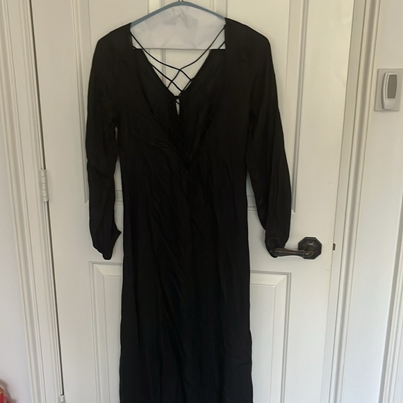 Free People black midi dress - Picture 2 of 3